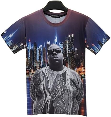 Purple Biggie Smalls Notorious BIG T Shirt Clothing Women Men Size L