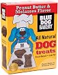 Blue Dog Bakery Natural Low Fat Dog Treats, Peanut Butter & Molasses Flavor, 20-Ounce Boxes (Pack of 6)