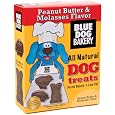 Blue Dog Bakery Natural Low Fat Dog Treats, Peanut Butter & Molasses Flavor, 20-Ounce Boxes (Pack of 6)