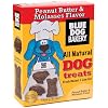 Blue Dog Bakery Natural Low Fat Dog Treats, Peanut Butter & Molasses Flavor, 20-Ounce Boxes (Pack of 6)