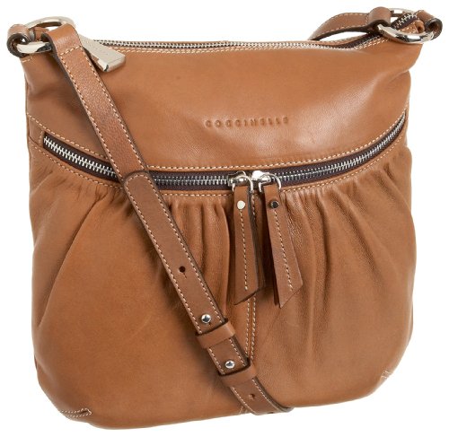 Coccinelle Cindy Medium Cross-Body,Tan 1501,one size