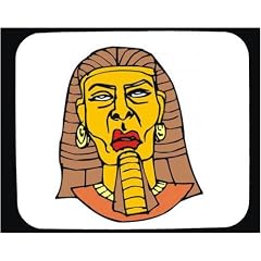 Mauspad mit der Grafik: Sphinx, Relikt, Tier, Afrika, Statue, �gypten, Historisch, Artefakt, "middle east"