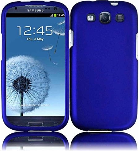 Minnesota Computers S3 Rubberized Case Cover 2 Pieces for your Samsung Galaxy S3 / SIII / I9300 (Blue)