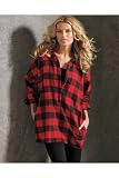 Newport News Buffalo plaid tunic smock