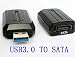 USB3.0 USB 3.0 TO 7Pin SATA male Converter USB3.0-2.5/3.5 SATA SSD Disk Adapter