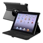 360-degree Swivel Leather Case Compat...