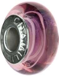 Authentic Chamilia Murano Charm "Ink Swirl" O-18