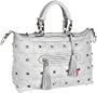 Betsey Johnson So Quilty Large Satchel,Ivory,one size
