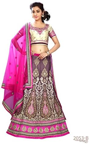 Jay Sarees Traditional designer Engagement reception Bollywood 3pcs Lehenga Choli