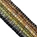 Picasso Mix 2 Square 6mm Czech Czechmate Glass Two Hole Tile Bead Approx 200