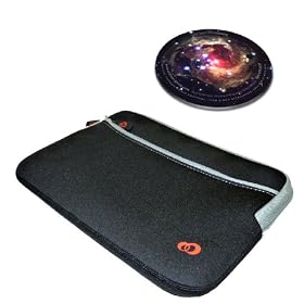 Contoured Form-Fitting Neoprene Netbook Sleeve for ASUS Eee PC 900 1000 and S101 Series 8.9-Inch and 10.5-Inch Laptops - ***Includes Mouse Pad***