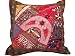 Hot Pink Beaded Zardozi Vintage Sari Decorative Red Floor Pillow Cushion Covers