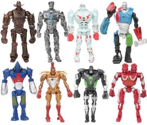 8x Real Steel Atom Midas Ambush Metro Noisey Boy Zeus 13cm PVC Action Figure Set by Shiv by Shiv