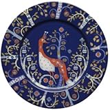 Iittala Taika Salad Plate, Blue, 8-1/2-Inch