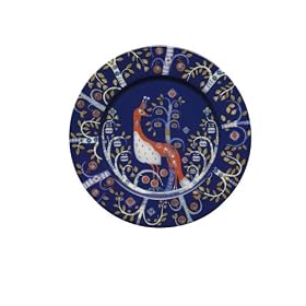 iittala Taika 8-1/2-Inch Plate, Blue with Design