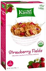 Kashi USDA Organic  Strawberry Fields Cereal, 10.3-Ounce Boxes (Pack of 4)