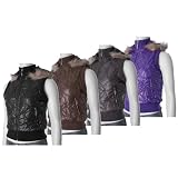 Santoori Brand Junior Plush Trim Quilted Vest