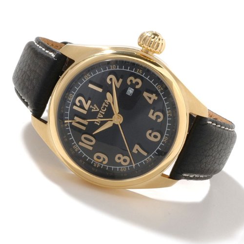 Invicta Men's Vintage Style Swiss Quartz GMT Watch 5465