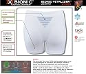 X-Bionic Vitalizer Damen Sport boxer shorts weiß/sky