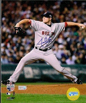 Autographed/Hand Signed Jon Lester Boston Red Sox 8x10 Photo