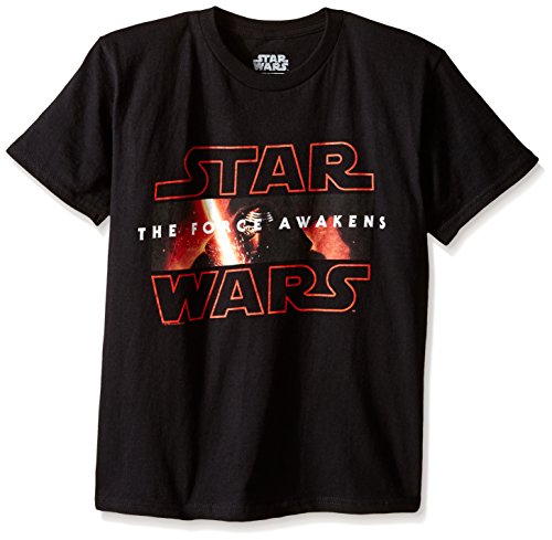 Star Wars Boys' Kylo Ren T-Shirt, TFA Black, 4