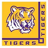 Lets Party By Creative Converting Louisiana State Tigers (LSU) Beverage Napkins
