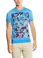 American People Camiseta Manga Corta Tyron (Azul)