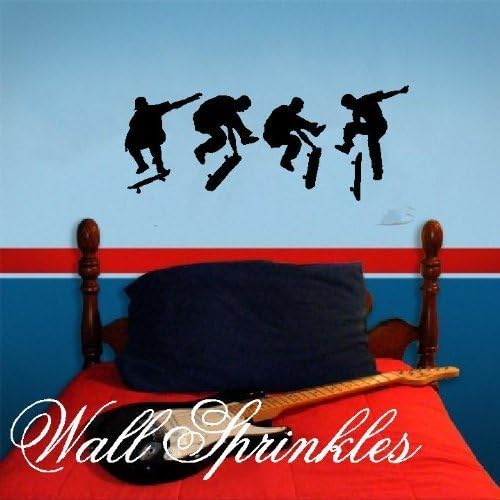 Skate Skateboarding Vinyl wall art decal Stcker by Wall Sprinkles