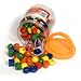 Wooden Lacing Beads in a Jar