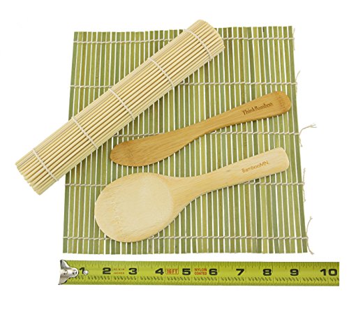 Bamboomn brand - sushi rolling kit - 2x rolling mats, 1…
