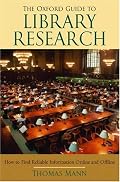 The Oxford Guide to Library Research