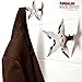 Apex Export Ninja Assassin Throwing Death Clothing Hook Style Star Coat Hang Home Decoration (2 pieces)