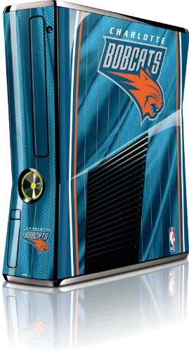 Skinit Charlotte Bobcats Jersey Vinyl Skin for Microsoft Xbox 360 Slim (2010)