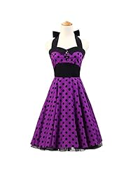 Cotton Vintage Polka Dot Print Bandage Dress/Evening Dress/Wedding Party Dress 