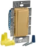 Lutron DVSC-603P-GS Diva 600W 3-Way Dimmer Goldstone