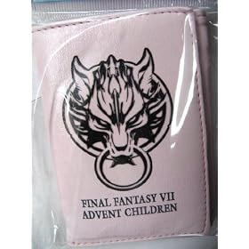 Final Fantasy Advent Children: Wolf Head Light Pink Wallet
