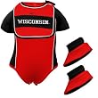 Nike Wisconsin Badgers Infant Bib & Booties Set