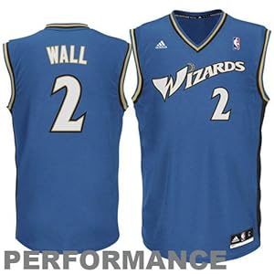 NBA Washington Wizards John Wall #2 Youth Replica Road Jersey, Red, Small