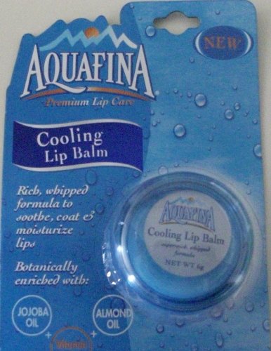 Aquafina Premium Lip Care Cooling Lip Balm Super-Rich Whipped Formula- Pack of 2