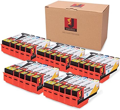 JetSir Ink Cartridge for Epson Expression Premium Printer T273XL Pack of 5