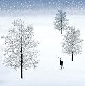 Charity Christmas Cards - Forest Deer - 8 Christmas cards. 48p goes to the Multiple Sclerosis Trust