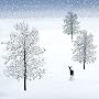 Charity Christmas Cards - Forest Deer - 8 Christmas cards. 48p goes to the Multiple Sclerosis Trust