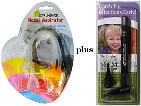 Dr Mom Nasal Aspirator - Snotsucker PLUS Dr Mom Original OTOSCOPE