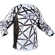 Fly Racing Evolution Youth Boys Dirt Bike Motorcycle Jersey w/ Free B&F Heart Sticker Bundle - Black/White