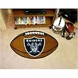 Oakland Raiders NFL "Football" Floor Mat (22"x35")