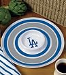 MLB Los Angeles Dodgers 14-Inch Melamine Chip and Dip