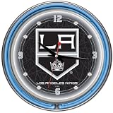 Trademark Poker NHL1400-LAK NHL Los Angeles Kings Neon Clock - 14 inch Diameter