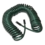 Plastair SpringHose Deluxe PUW850B94H-AMZ 50-Foot 1/2 inch Polyurethane Coil Garden Hose - Green