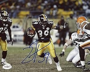 Willie Parker Autographed Picture - Steelers 8x10 #e14696 - JSA Certified - Autographed NFL Photos