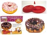 SILICONE JUMBO GIANT DOUGHNUT CAKE BAKING KIT SET MAKER 25X BIGGER